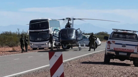 Siete muertos en accidente de helicóptero de lucha contra incendios forestales en Argentina.