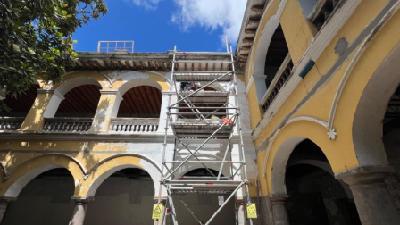 Restauración del antiguo hospital San Lázaro revela hallazgos de la época Colonial.