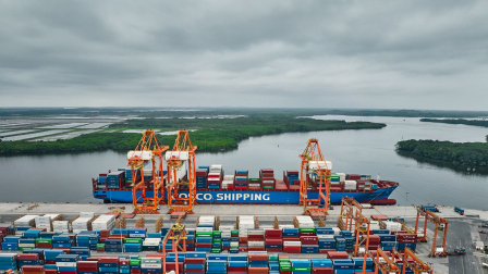 El Puerto de Guayaquil es uno de los principales motores de la economía de Ecuador.