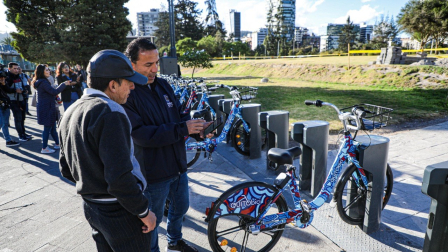 La bicicleta púbica cuenta con 25 estaciones distribuidas entre La Ofelia y Quitumbe.
