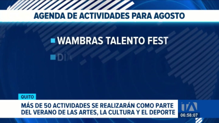 El Municipio capitalino presentó la oferta turística y recreativa de el Verano de las Artes. La programación incluye festivales artísticos. Un reportaje de Stephany Paz