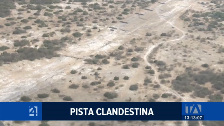 El personal militar procedió con la neutralización del espacio de aterrizaje no autorizado localizado en el sector de Chanduy. Un reportaje de Paula Kuhn