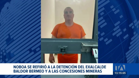 El presidente se refirió a la captura de Elías Baldor Bermeo y abordó temas de gestión en salud, economía y política nacional. Un reportaje de Carlos Sacoto