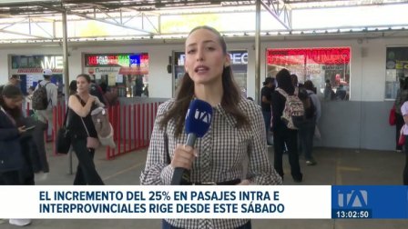 Usuarios reportan malestar por las nuevas tarifas mientras que las boleterías registran una caída en la demanda durante el primer día. Un reportaje de María Gracia Chacón