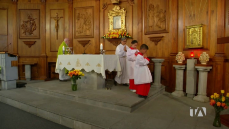 Misa del domingo 2 de agosto del 2026, con el padre Allan Mendoza, desde la Capilla La Dolorosa del colegio San Gabriel de Quito.