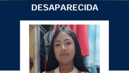 Reportan la desaparición de Leslie Loja en Quito. Foto: afiche de búsqueda