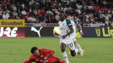 03 de agosto del 2026 Encuentro entre Liga de Quito vs Delfín  en el estadio Rodrigo Paz.