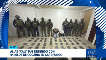 Un enfrentamiento entre grupos delictivos culminó la captura de alias 'Cali'. Investigaciones señalan que la droga pretendía ser enviada hacia Países Bajos. Un reportaje de Brigette Mancheno