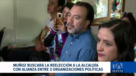 La dirigencia confirmó que en Quito el alcalde Pabel Muñoz inscribirá oficialmente su candidatura esta semana para buscar la reelección. Un reportaje de Lucía Clavijo