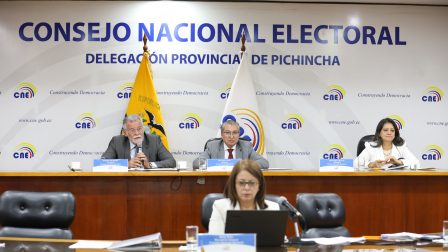 El CNE y el TCE emitieron un comunicado en el que rechazan las intimidaciones a la función electoral.