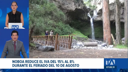 La medida regirá del sábado 8 al lunes 10 de agosto de 2026 para dinamizar el turismo. La rebaja aplica en establecimientos y actividades registradas como parte del sector turístico.