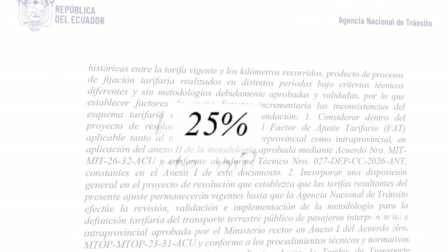Autoridades intervinieron tras denuncias de ciudadanos que reportaron incrementos tarifarios por encima de los techos fijados por la ANT. Un reportaje de Ever Moreira
