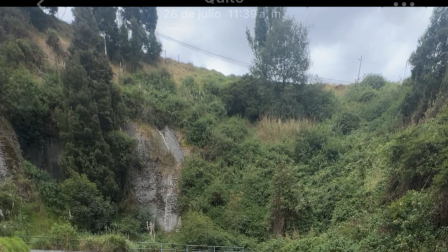Quebrada del río Machángara en el sector Cumandá, en el Centro Histórico de Quito.