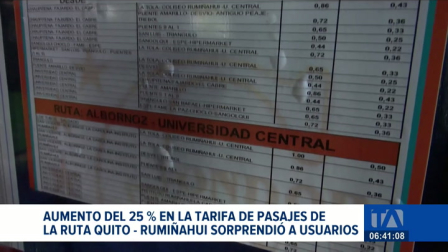 El ajuste tarifario causó sorpresa entre los usuarios que viajan entre ambos cantones. Pasajeros aseguran que el alza no se refleja en la calidad del servicio. Un reportaje de Valeria Velasco