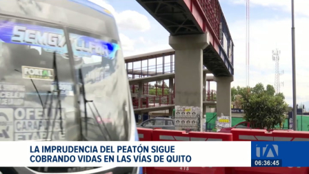 A pesar de ser el eslabón más frágil en el tránsito urbano, el peatón comete frecuentemente infracciones como el cruce en zonas no delimitadas. Un reportaje de Mishell Villacís