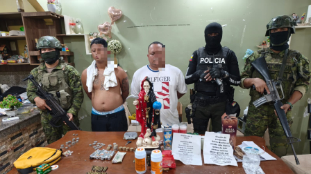 Captura de alias 'Wilo' por militares en Guayaquil.