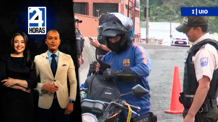 Revise las noticias más destacadas de Quito en la Primera Emisión del Noticiero 24 Horas de este jueves 6 de agosto del 2026. Andrea Samaniego  y Juan Miguel Rodríguez.