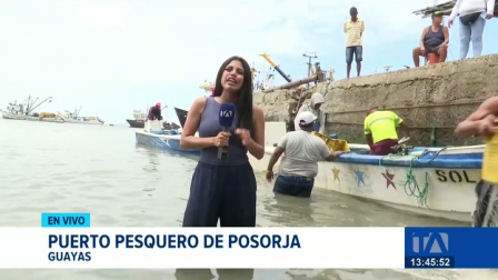 Pescadores de Posorja reportan que el aumento de temperatura aleja a los peces de las costas y reduce la oferta disponible. Un reportaje de Camila Guevara