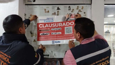Autoridades clausuraron un local involucrado en venta ilegal de animales silvestres.