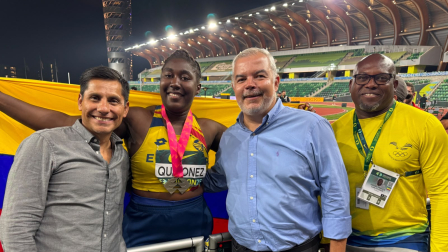¡Orgullo tricolor! Belsy Quiñónez logra la medalla de plata en el Mundial Sub-20 de Estados Unidos