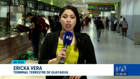 Agentes de tránsito ejecutarán operativos de supervisión en las vías de salida desde la Terminal Terrestre ante denuncias de sobreprecio. Un reportaje de Ericka Vera