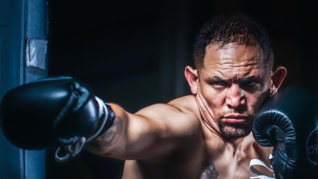 Andrés Muñoz, el policía boxeador, disputa  el título intercontinental ante un exmedallista olímpico