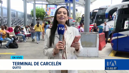 Cerca de 238 mil usuarios se movilizarán desde Quito durante el feriado. Es el primer descanso donde rigen las nuevas tarifas del transporte interprovincial. Un reporte de Ismenia Solórzano
