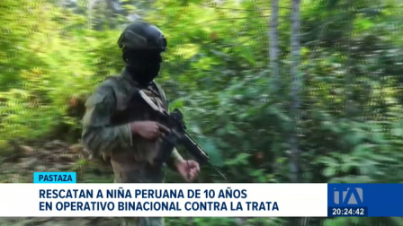 Autoridades rescataron a una menor peruana en Pastaza. Se aprehendió a un hombre de 50 años por presunta trata y abuso sexual. Un reportaje de Jefferson Santos