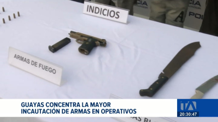Datos oficiales revelan el impacto del armamento ilegal en los índices de violencia del país. Durante el primer trimestre de 2026, se decomisaron más de 6.200 armas. Un reportaje de Belén Merizalde