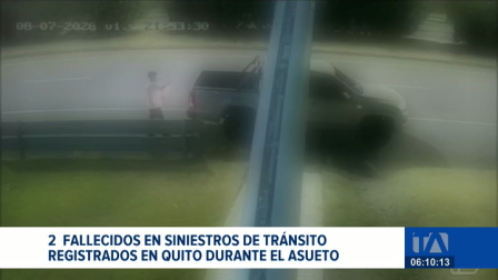 La imprudencia y el exceso de velocidad marcaron la jornada vial en Quito. Los accidentes de tránsito causaron la muerte de dos personas. Un reportaje de Juan Miguel Rodríguez