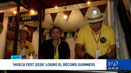 La gastronomía nacional hizo historia al vender más de 19 mil platos típicos en menos de 12 horas durante 'Hueca Fest 2026'. Un reportaje de Juan Miguel Rodríguez