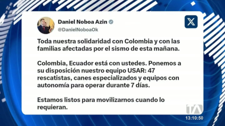 El Gobierno ecuatoriano activa equipos especializados en rescate y habilita puntos de acopio para enviar asistencia tras la emergencia en el país vecino. Un reportaje de Ericka Vera