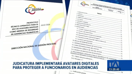 El Consejo de la Judicatura aprobó un protocolo de resguardo para los magistrados ante amenazas criminales que incluye la sustitución de imagen en audiencias.

Un reportaje de María Fernanda Utreras