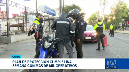 Los resultados del Plan de Protección de Quito dejan cerca de una decena de aprehendidos y  la incautación de armas de fuego. Un reportaje de María Gracia Chacón