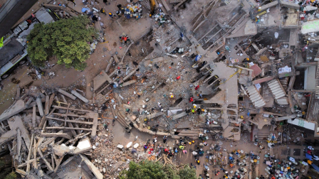 En Cali, Colombia, continúa la búsqueda de sobrevivientes este miércoles 12 de agosto, tras el terremoto del lunes.