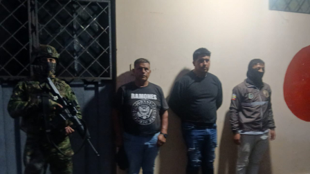 Capturados durante el operativo Atlas 85, realizada en Imbabura.