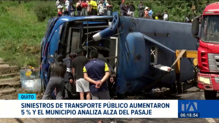 Entre enero y julio de 2026, los accidentes en unidades urbanas se incrementaron en relación al mismo periodo de 2025. Un reportaje de María Gracia Chacón