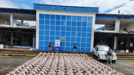 La Aduana incautó 130 000 cigarrillos de contrabando en Nueva Loja.
