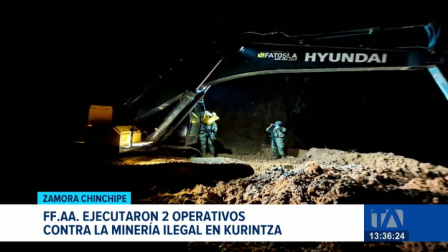 Dos operativos en el sector Kurintza permitieron neutralizar maquinaria en el río Yacuambi, dejando un impacto económico superior a los USD 437 mil. Un reportaje de Ismenia Solórzano