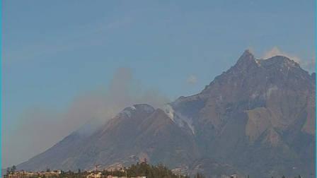 Incendio en el cerro Mama Cotacachi fue liquidado este domingo 16 de agosto de 2026.