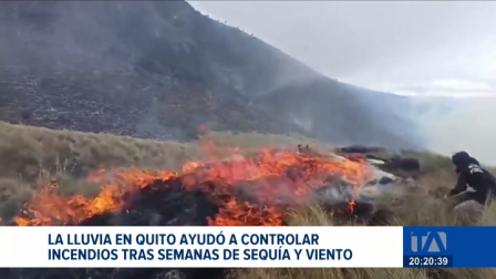 La Secretaría de Riesgos mantiene la vigilancia en Chimborazo y Carchi para coordinar acciones ante la presencia de otros siniestros forestales. Un reportaje de Belén Merizalde