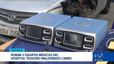 Una serie de intervenciones en Guayaquil dejó un detenido y la recuperación de dos dispositivos pertenecientes a la casa de salud del IESS. Un reportaje de Jazmín Solís