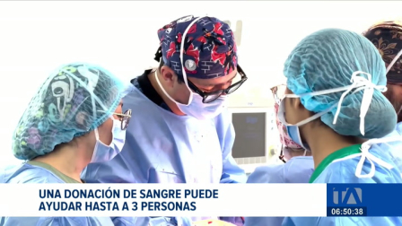 La reserva nacional de hemoderivados registra una disminución por la temporada playera y escolar. Recuerda, donar sangre, salva vidas. Un reportaje de Mishell Villacís