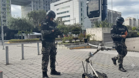 El 25 de junio hubo una amenaza de bomba en el Complejo Judicial Norte de Quito