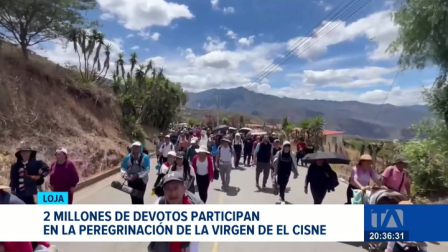 Miles de peregrinos recorrieron los primeros 22 kilómetros de caminata desde el santuario nacional hasta la parroquia San Pedro de la Bendita en la jornada inicial. Un reportaje de María del Rocío Coronel