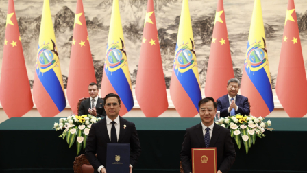Ecuador y China firmaron siete acuerdos de cooperación.
