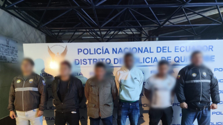 Frenan a presunta banda armada que recorría las calles del sur de Quito de manera sospechosa.