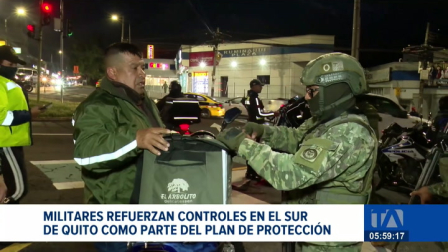 Como parte del Plan de Protección para Quito, los operativos militares dejan un balance de más de 300 detenidos y cerca de 500 armas decomisadas. Un reportaje de Ismenia Solorzano