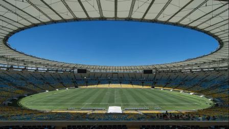 Vista panorámica del estadio Maracaná en Río de Janeiro, Brasil.