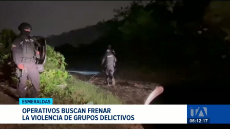 Operativos en Esmeraldas dejan detenidos investigados por extorsión y hechos violentos. Los aprehendidos estarían asociados a grupos delictivos de la zona. Un reportaje de Gregory Rosero
